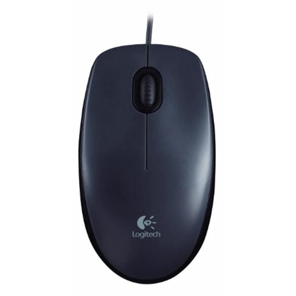 Logitech M90 Wired USB Mouse (Black)