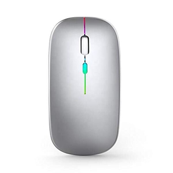 Muvit Ultrathin Optical Computer Mouse 1600 Dpi Adjustable RGB A2 Mouse Rechargeable Wireless Mouse