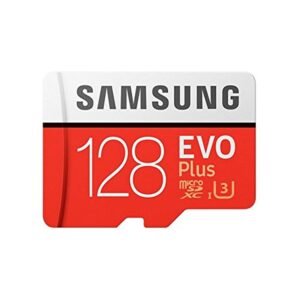 Samsung EVO Plus 128GB microSDXC UHS-I U3 100MB/s Full HD & 4K UHD Memory Card with Adapter (MB-MC128GA)