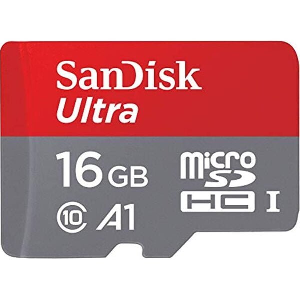 SanDisk 16GB Ultra MicroSDHC Memory Card (SDSQUAR-016G-GN6MN)