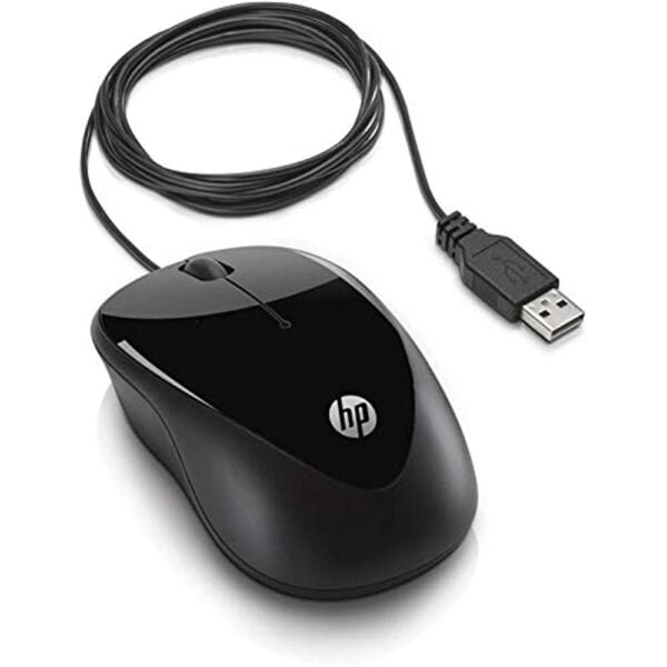 HP X1000 Wired Mouse (Black/Grey)