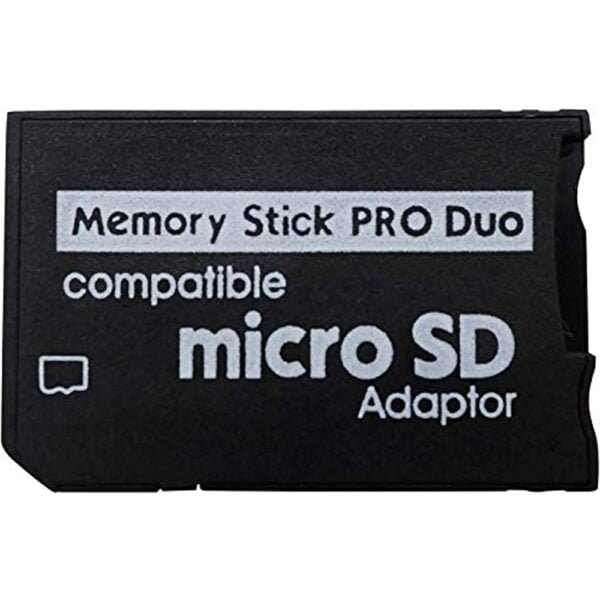 mdanigames Micro SD SDHC TF to Memory Stick Ms Pro Duo Card Reader PSP Adapter Converter