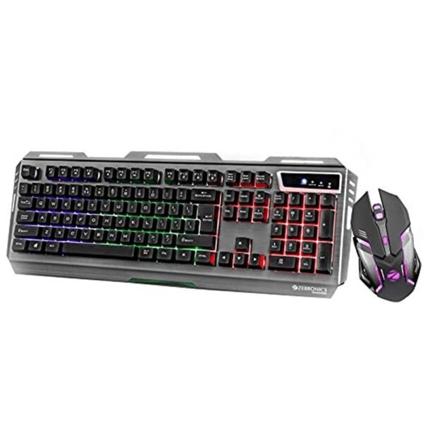 Zebronics Zeb-Transformer Gaming Keyboard and Mouse Combo (USB, Braided Cable)