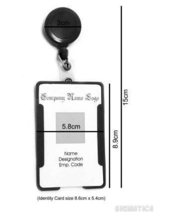 Plastic ID Badge Holder, ID Badge Reel