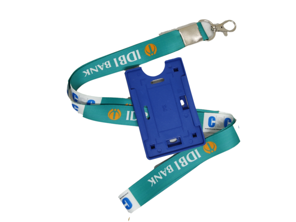 Dey 's Stationery Store IDBI Bank CSC Bank Silk Lanyard for ID Card with Free Card Holder for Official Use (Pack of 1)