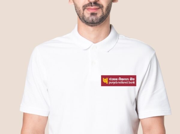 Polo T-Shirts PNB | Punjab National Bank for T-Shirts for Official Use (Pack of 1)