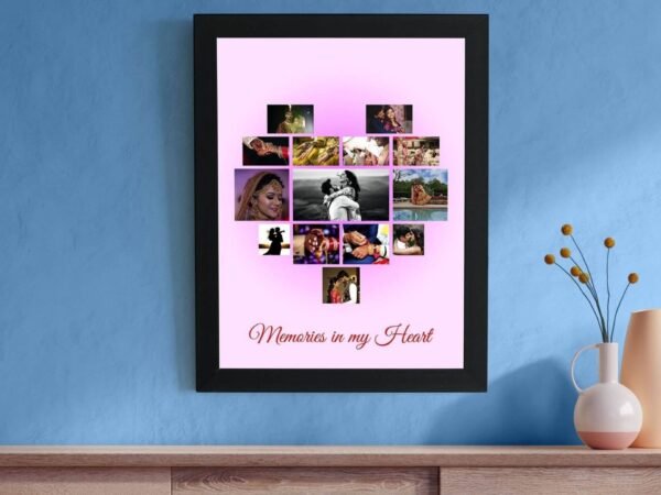 Customised Photo with Frame – Wall Mount