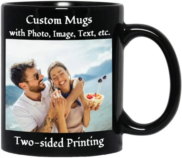 Custom Mugs Black