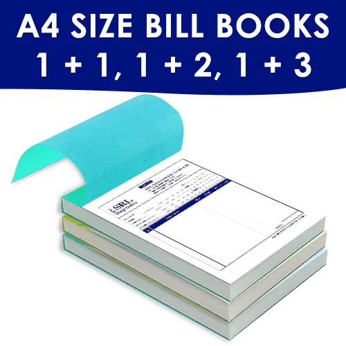 Bill Books A4 Size