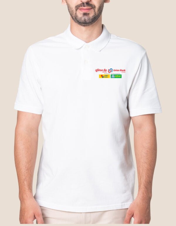 Union Bank of India Collar Polo T-Shirt For Men -