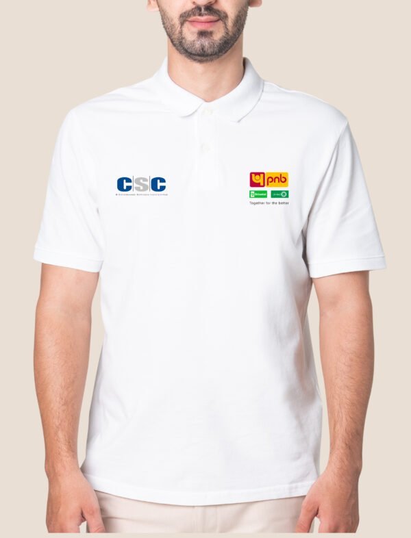 Punjab National Bank CSC Collar Polo T-Shirt For Men