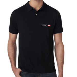 HSBC Black Polo T-Shirt