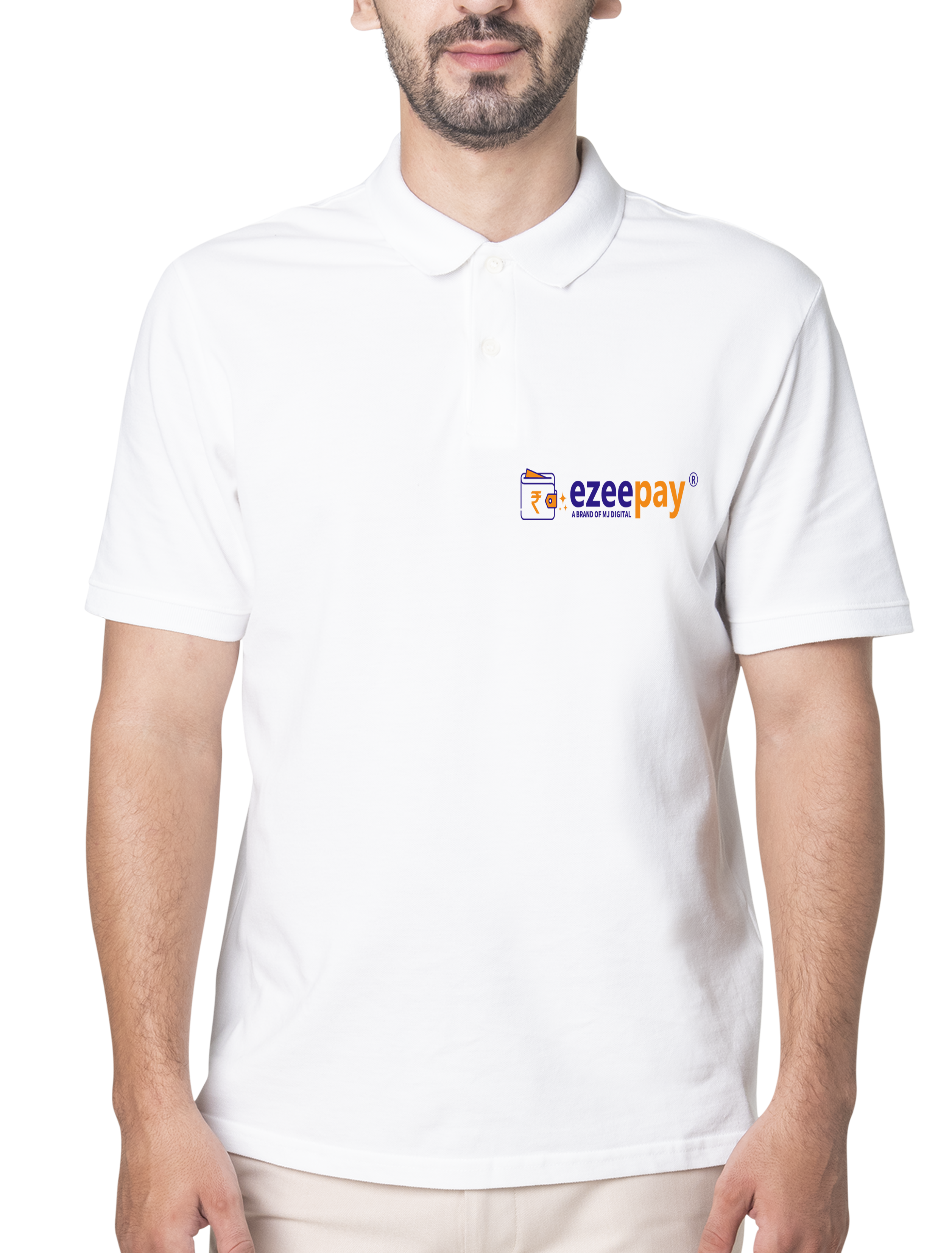 Ezeepay Printed Regular Polo Shirt Half Sleeve T-Shirts for Men (Pack of 1)